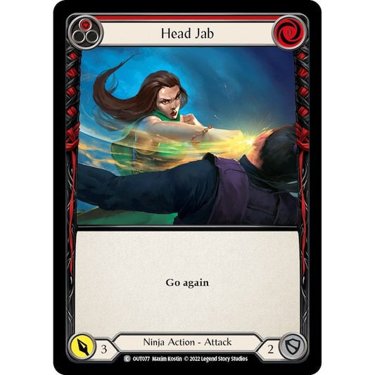 Image for Head Jab (Red) (OUT077) (OUT) - Flesh and Blood TCG