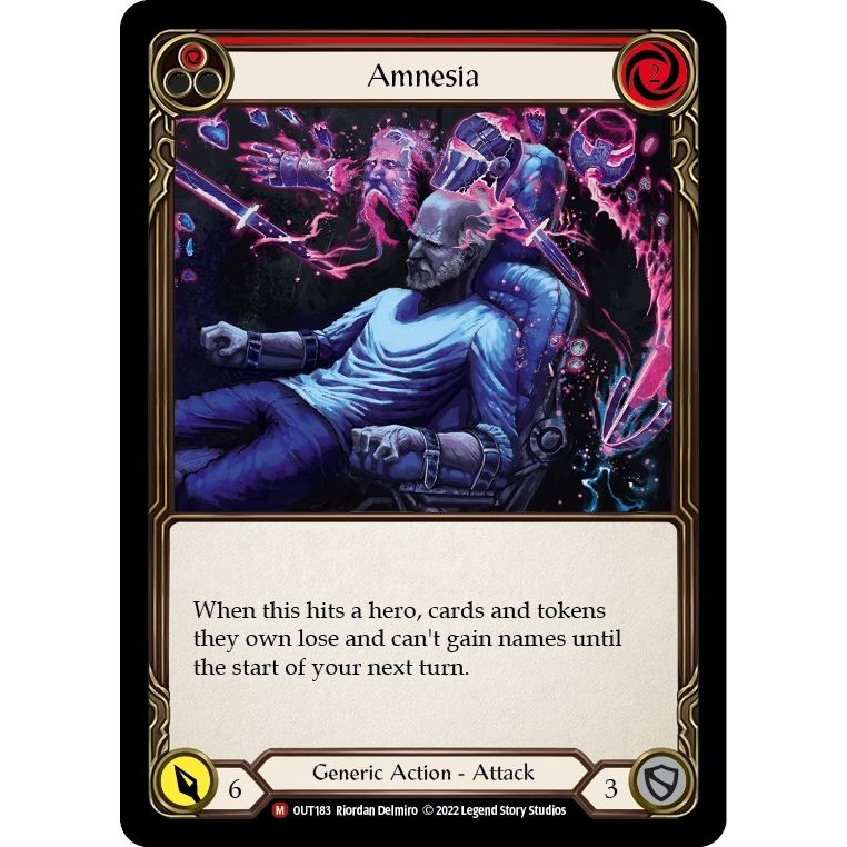 Image for Amnesia (OUT183) (OUT) - Flesh and Blood TCG