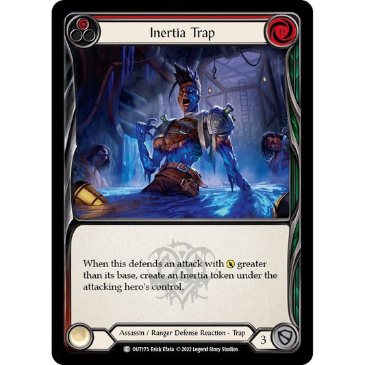 Image for Inertia Trap (Red) (OUT173) (OUT) - Flesh and Blood TCG