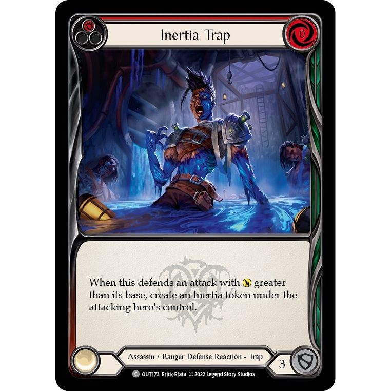 Image for Inertia Trap (Red) (OUT173) (OUT) - Flesh and Blood TCG