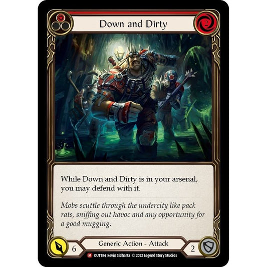 Image for Down and Dirty (OUT184) (OUT) - Flesh and Blood TCG