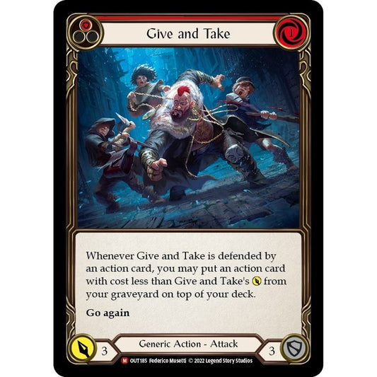 Image for Give and Take (OUT185) (OUT) - Flesh and Blood TCG