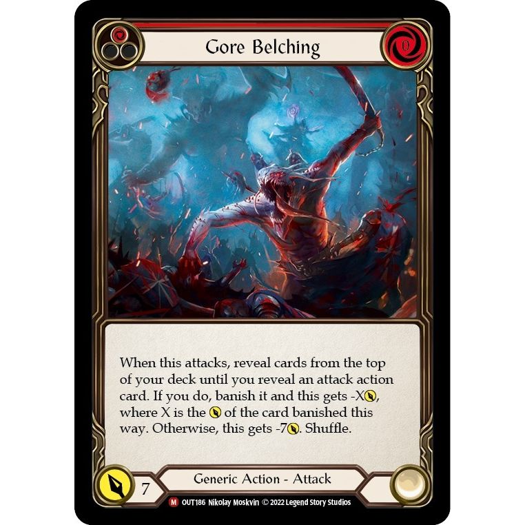 Image for Gore Belching (OUT186) (OUT) - Flesh and Blood TCG