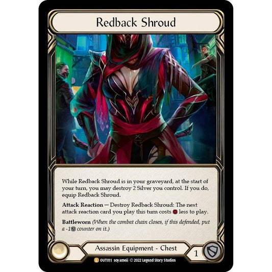 Image for Redback Shroud (OUT011) (OUT) - Flesh and Blood TCG