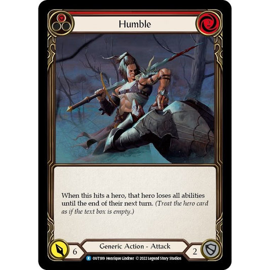 Image for Humble (Red) (OUT189) (OUT) - Flesh and Blood TCG