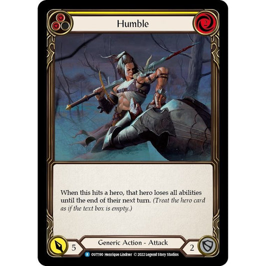 Image for Humble (Yellow) (OUT190) (OUT) - Flesh and Blood TCG