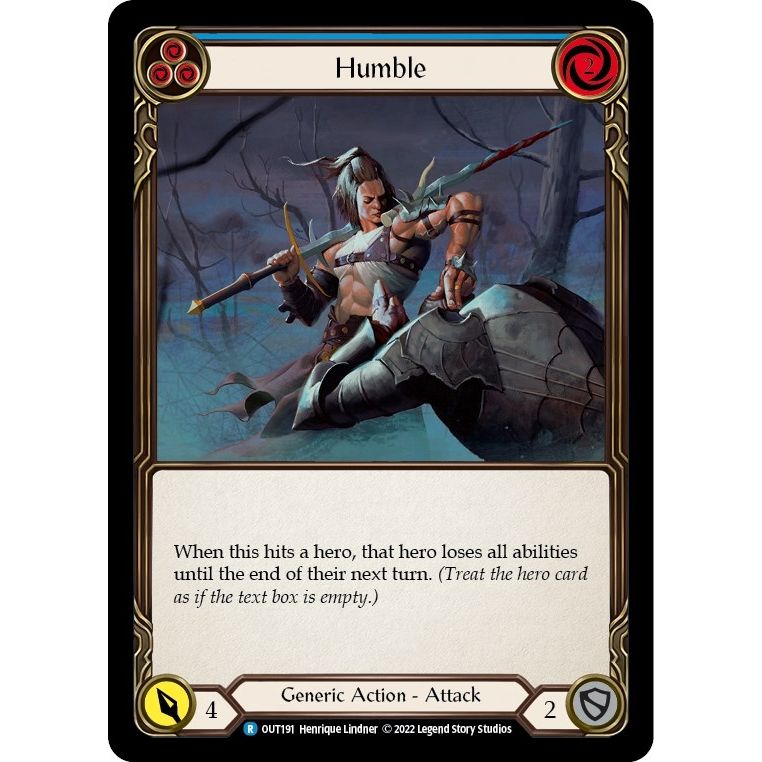 Image for Humble (Blue) (OUT191) (OUT) - Flesh and Blood TCG