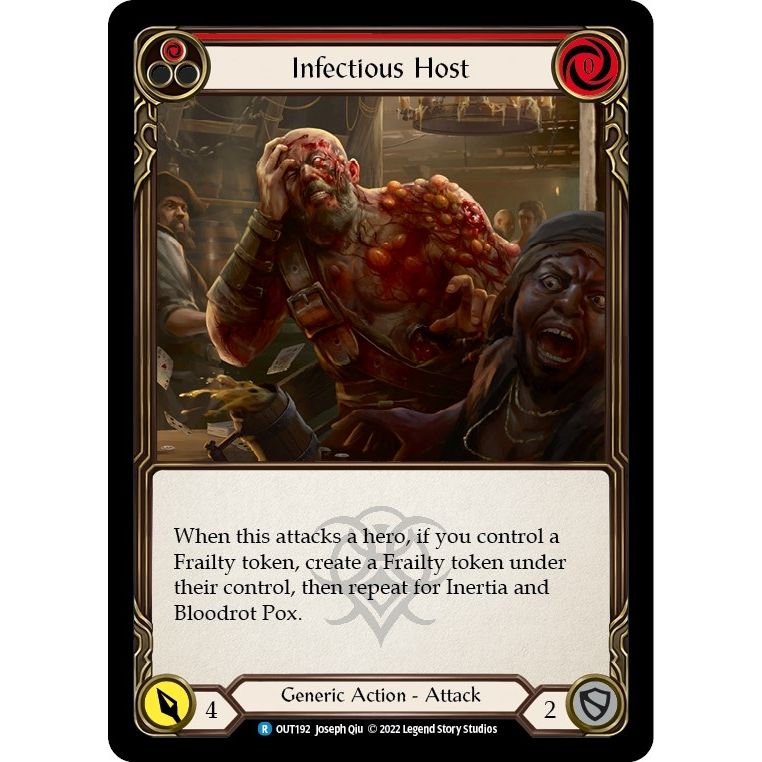 Image for Infectious Host (Red) (OUT192) (OUT) - Flesh and Blood TCG