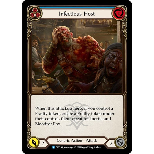 Image for Infectious Host (Blue) (OUT194) (OUT) - Flesh and Blood TCG