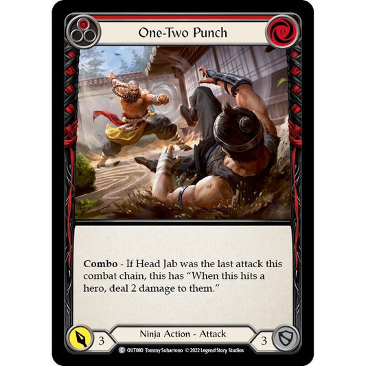 Image for One-Two Punch (Red) (OUT080) (OUT) - Flesh and Blood TCG