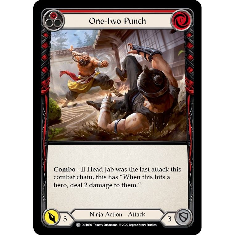 Image for One-Two Punch (Red) (OUT080) (OUT) - Flesh and Blood TCG