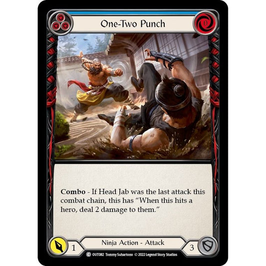 Image for One-Two Punch (Blue) (OUT082) (OUT) - Flesh and Blood TCG