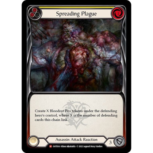Image for Spreading Plague (OUT014) (OUT) - Flesh and Blood TCG