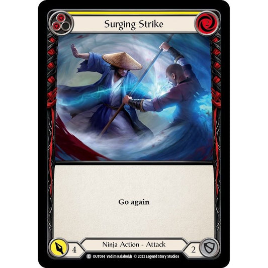 Image for Surging Strike (Yellow) (OUT084) (OUT) - Flesh and Blood TCG