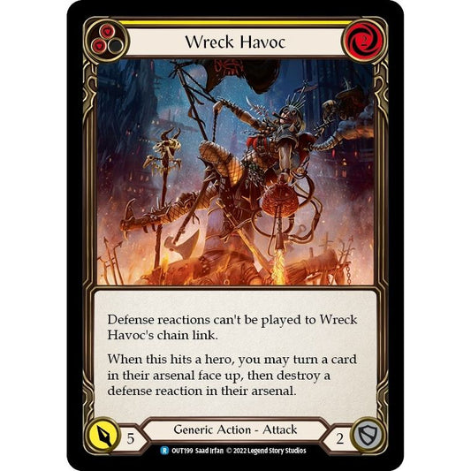 Image for Wreck Havoc (Yellow) (OUT199) (OUT) - Flesh and Blood TCG