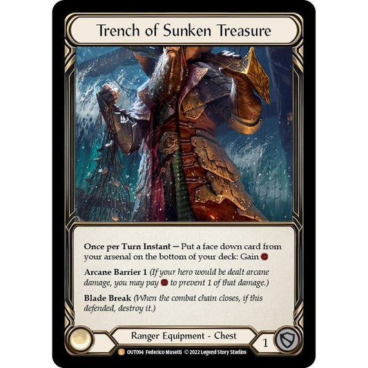 Image for Trench of Sunken Treasure (OUT094) (OUT) - Flesh and Blood TCG