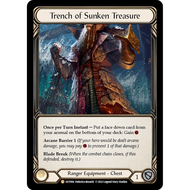 Image for Trench of Sunken Treasure (OUT094) (OUT) - Flesh and Blood TCG
