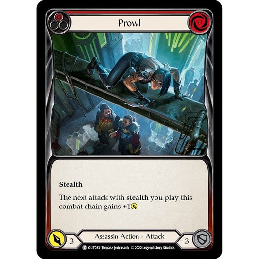 Image for Prowl (Red) (OUT033) (OUT) - Flesh and Blood TCG