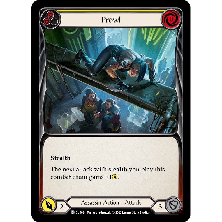 Image for Prowl (Yellow) (OUT034) (OUT) - Flesh and Blood TCG