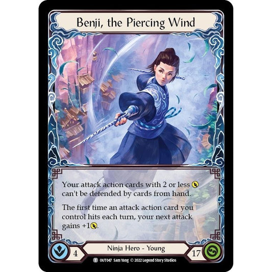 Image for Benji, the Piercing Wind (OUT047) (OUT) - Flesh and Blood TCG