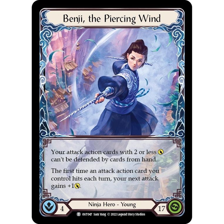 Image for Benji, the Piercing Wind (OUT047) (OUT) - Flesh and Blood TCG