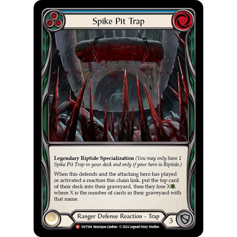 Image for Spike Pit Trap (OUT104) (OUT) - Flesh and Blood TCG
