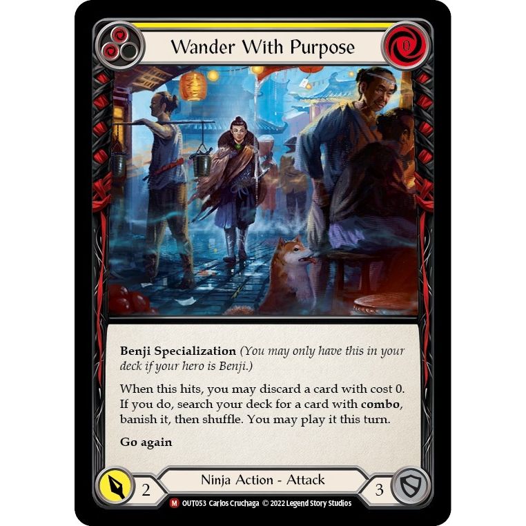Image for Wander With Purpose (OUT053) (OUT) - Flesh and Blood TCG