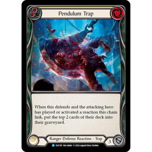 Image for Pendulum Trap (Yellow) (OUT107) (OUT) - Flesh and Blood TCG