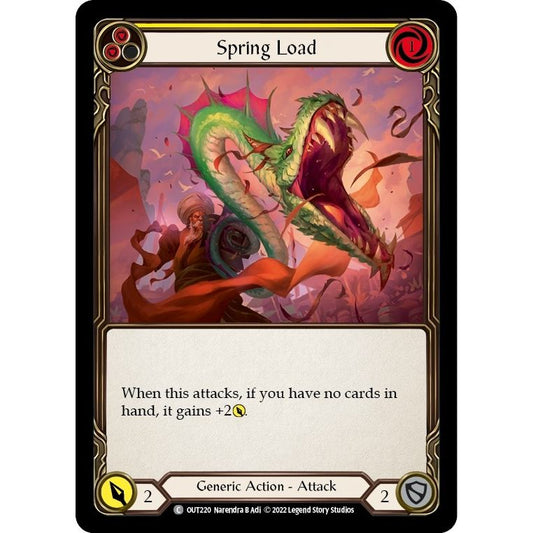 Image for Spring Load (Yellow) (OUT220) (OUT) - Flesh and Blood TCG