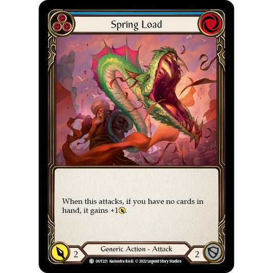 Image for Spring Load (Blue) (OUT221) (OUT) - Flesh and Blood TCG