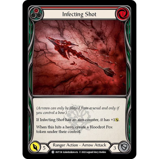 Image for Infecting Shot (Red) (OUT118) (OUT) - Flesh and Blood TCG
