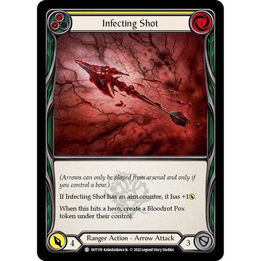 Image for Infecting Shot (Yellow) (OUT119) (OUT) - Flesh and Blood TCG