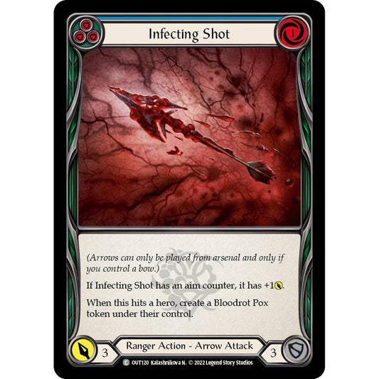 Image for Infecting Shot (Blue) (OUT120) (OUT) - Flesh and Blood TCG