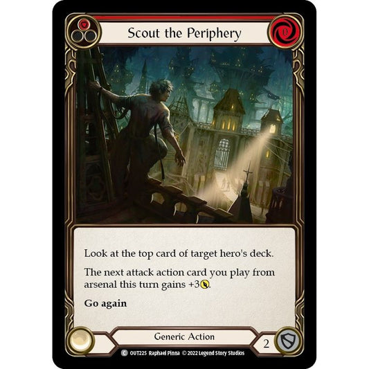 Image for Scout the Periphery (Red) (OUT225) (OUT) - Flesh and Blood TCG