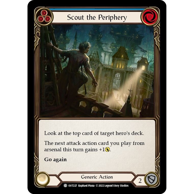 Image for Scout the Periphery (Blue) (OUT227) (OUT) - Flesh and Blood TCG
