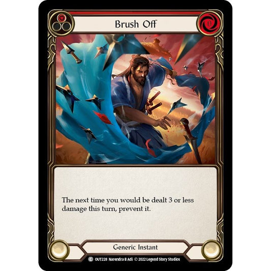 Image for Brush Off (Red) (OUT228) (OUT) - Flesh and Blood TCG