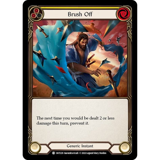 Image for Brush Off (Yellow) (OUT229) (OUT) - Flesh and Blood TCG