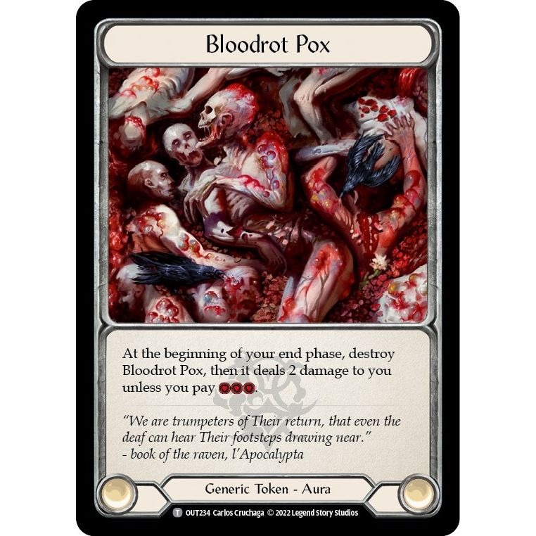 Image for Bloodrot Pox (OUT234) (OUT) - Flesh and Blood TCG