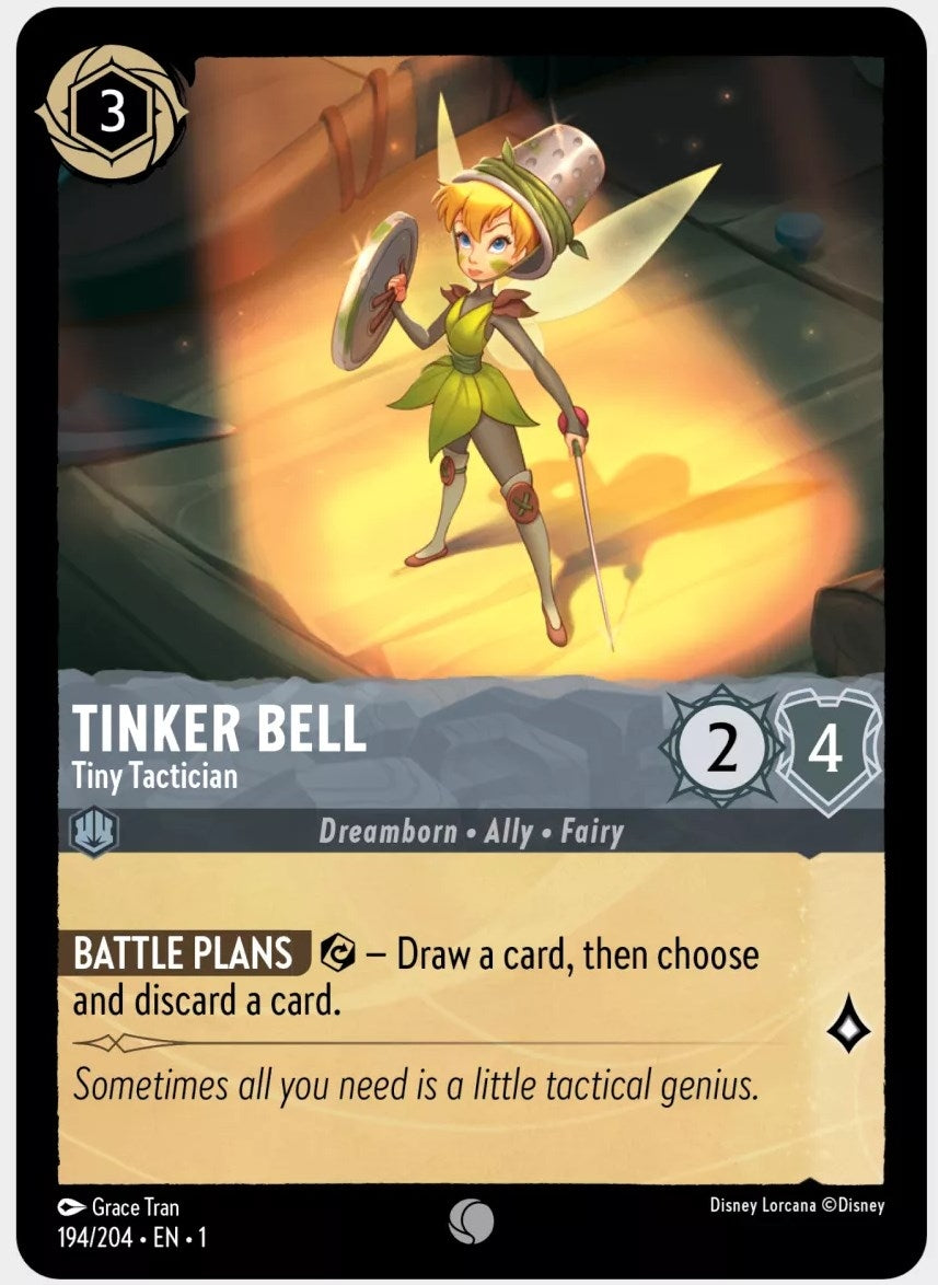 Image for Tinker Bell - Tiny Tactician (194/204) (1) - Disney Lorcana