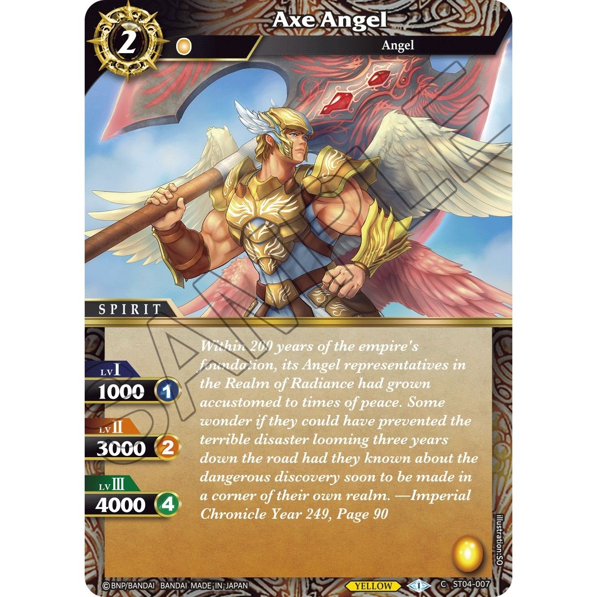 Image for Axe Angel (ST04-007) (ST04) - Battle Spirits Saga