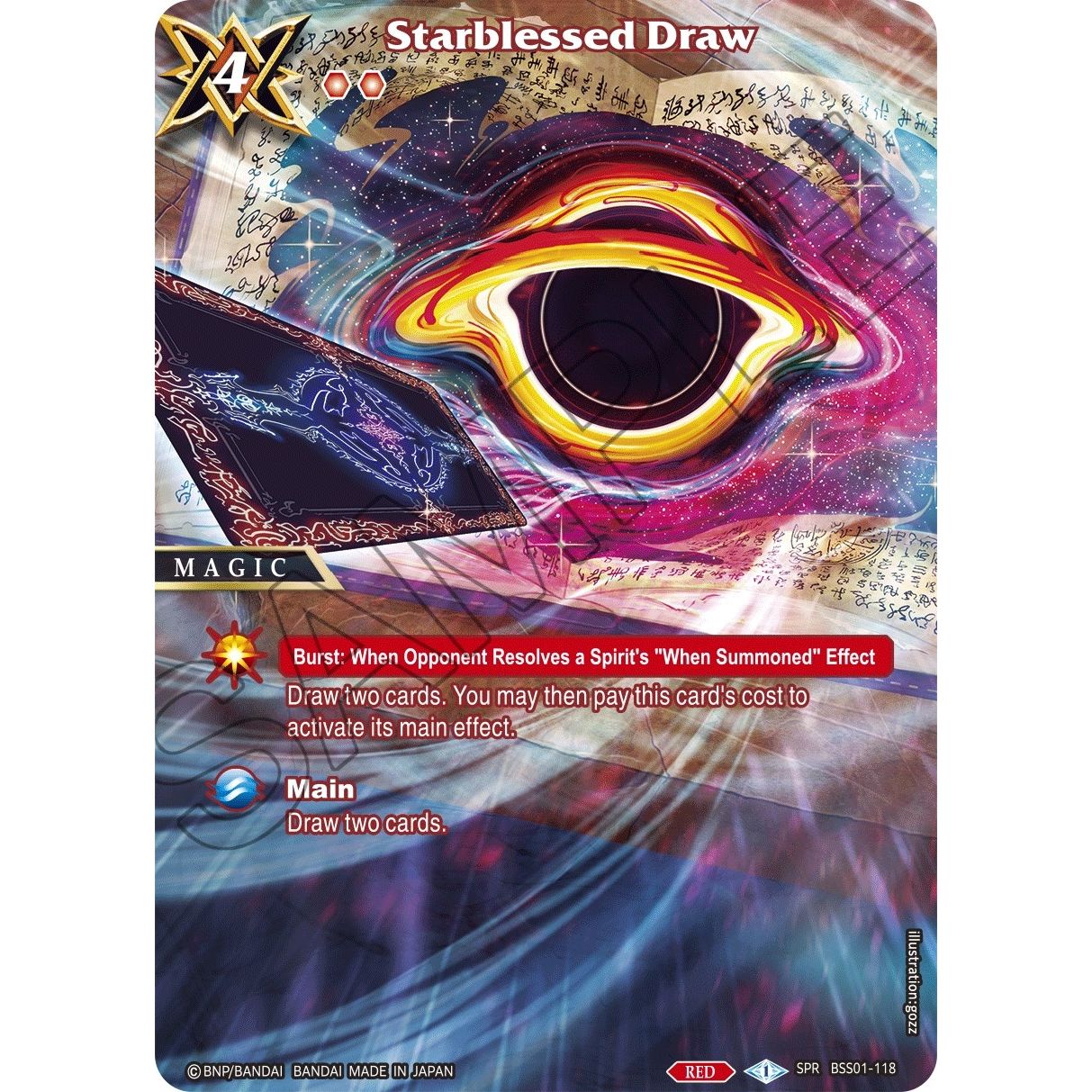 Image for Starblessed Draw (SPR) (BSS01-118) (BSS01) - Battle Spirits Saga