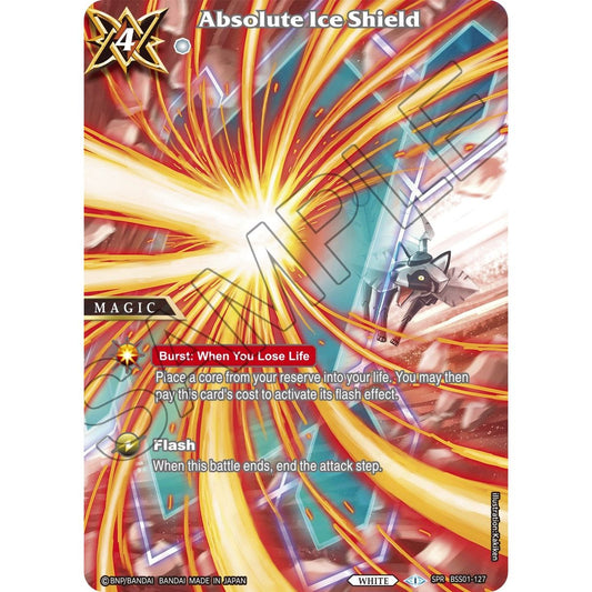 Image for Absolute Ice Shield (SPR) (BSS01-127) (BSS01) - Battle Spirits Saga