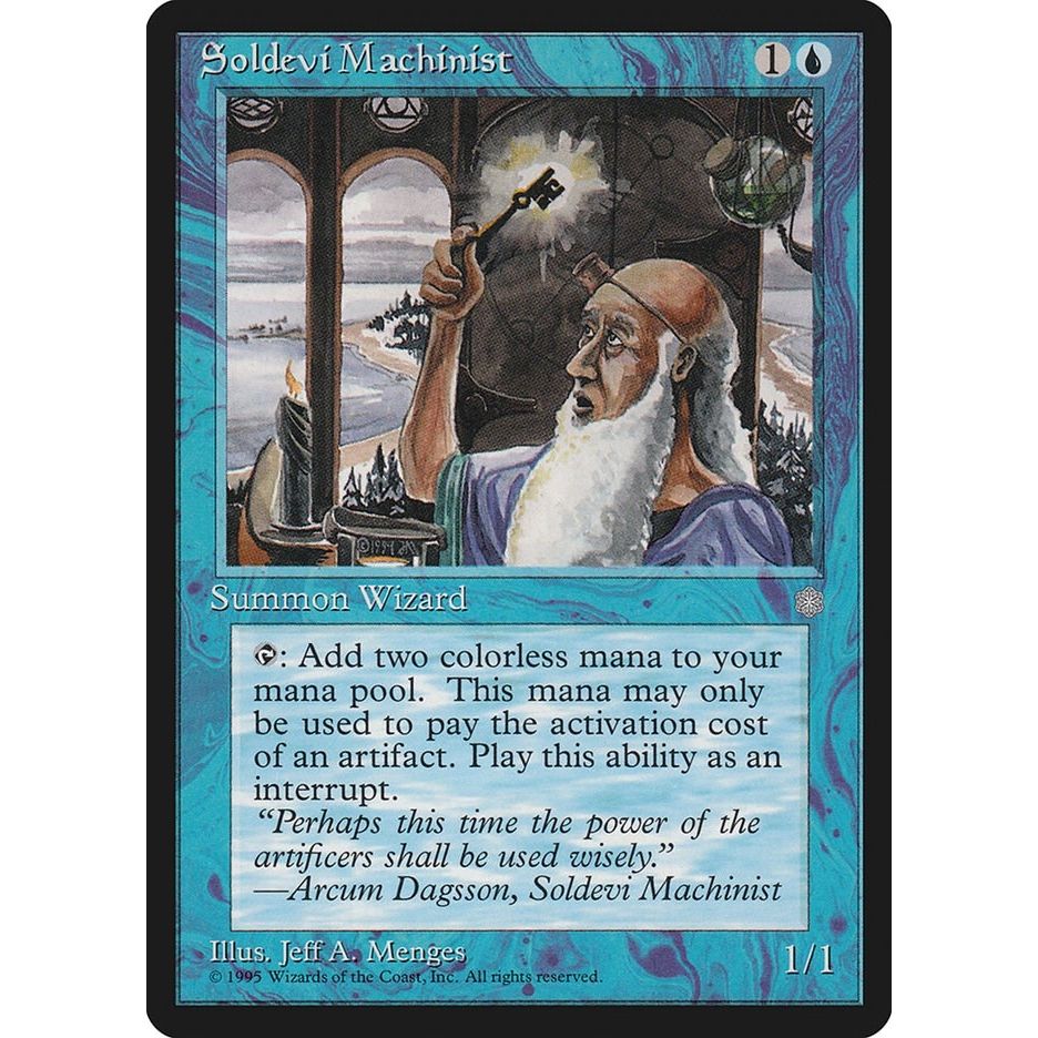 Image for Soldevi Machinist (ICE) - Magic: The Gathering