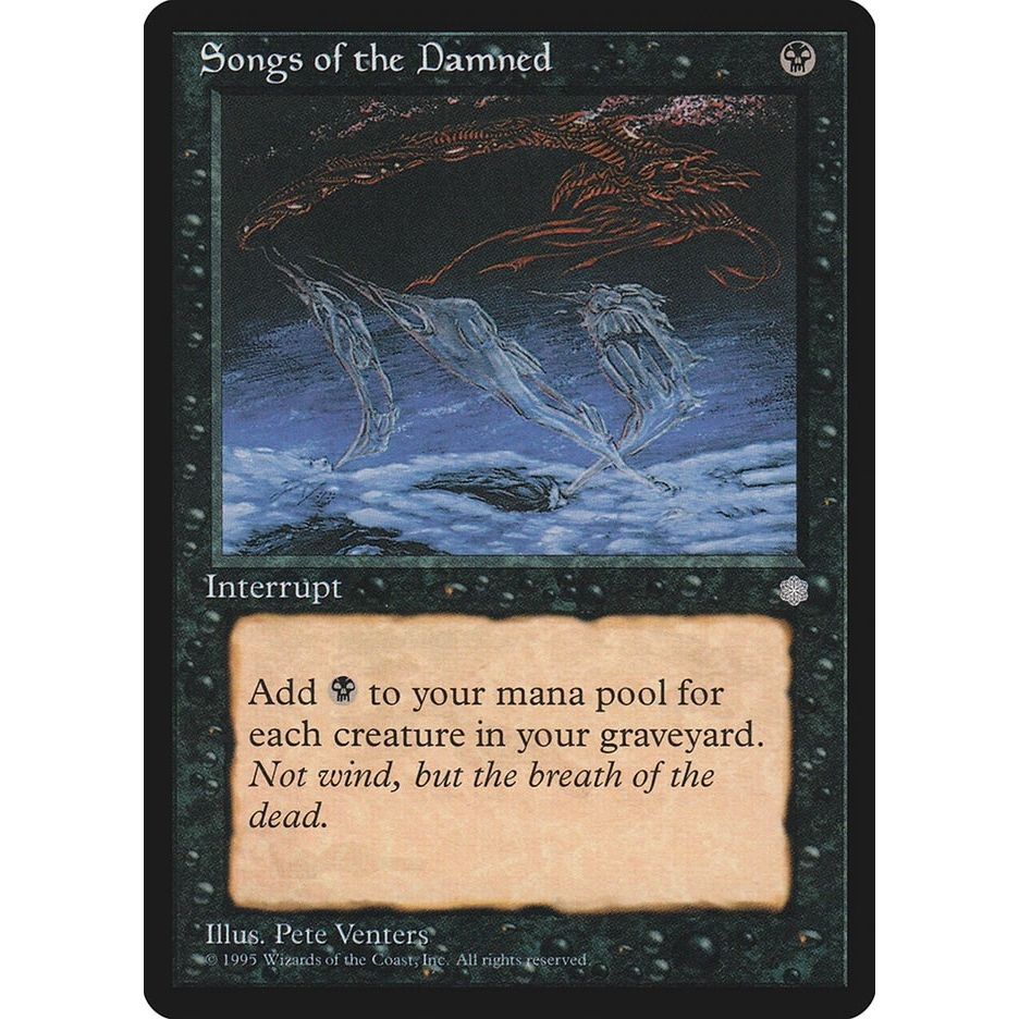 Image for Songs of the Damned (ICE) - Magic: The Gathering