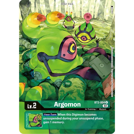 Image for Argomon - BT2-004 (Alternate Art) (BT2-004 U) (ST-14) - Digimon Card Game