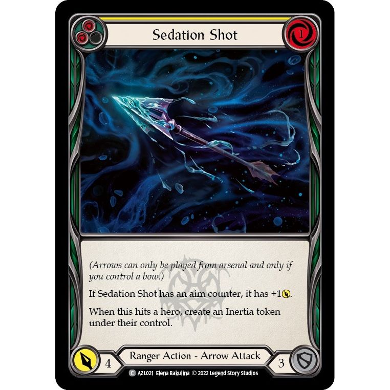 Image for Sedation Shot (Yellow) (AZL021) - Flesh and Blood TCG