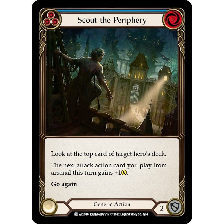 Image for Scout the Periphery (Blue) (AZL026) - Flesh and Blood TCG