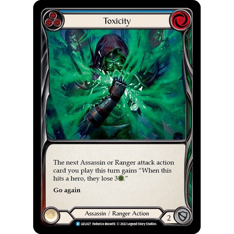 Image for Toxicity (Blue) (AZL027) - Flesh and Blood TCG