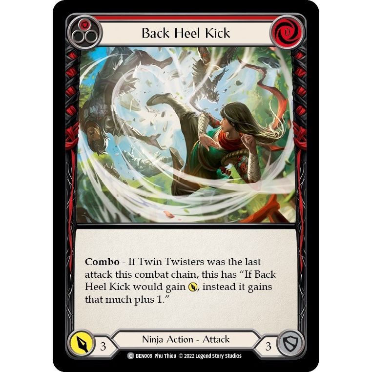 Image for Back Heel Kick (Red) (BEN008) - Flesh and Blood TCG