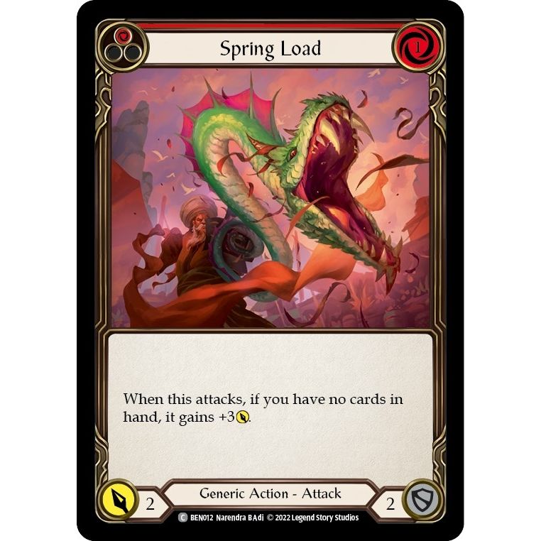 Image for Spring Load (Red) (BEN012) - Flesh and Blood TCG